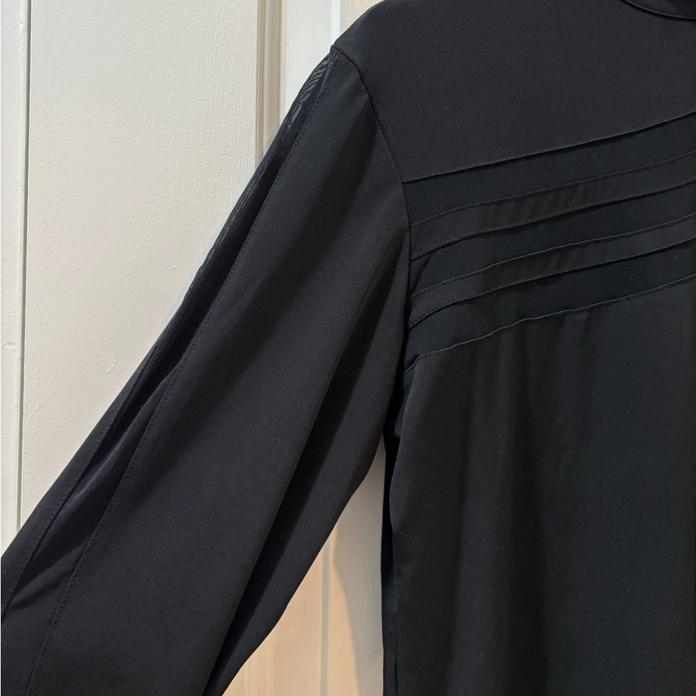 Anatomie Blouse Long Sleeve Sheer Accents Size XL - Picture 3 of 6